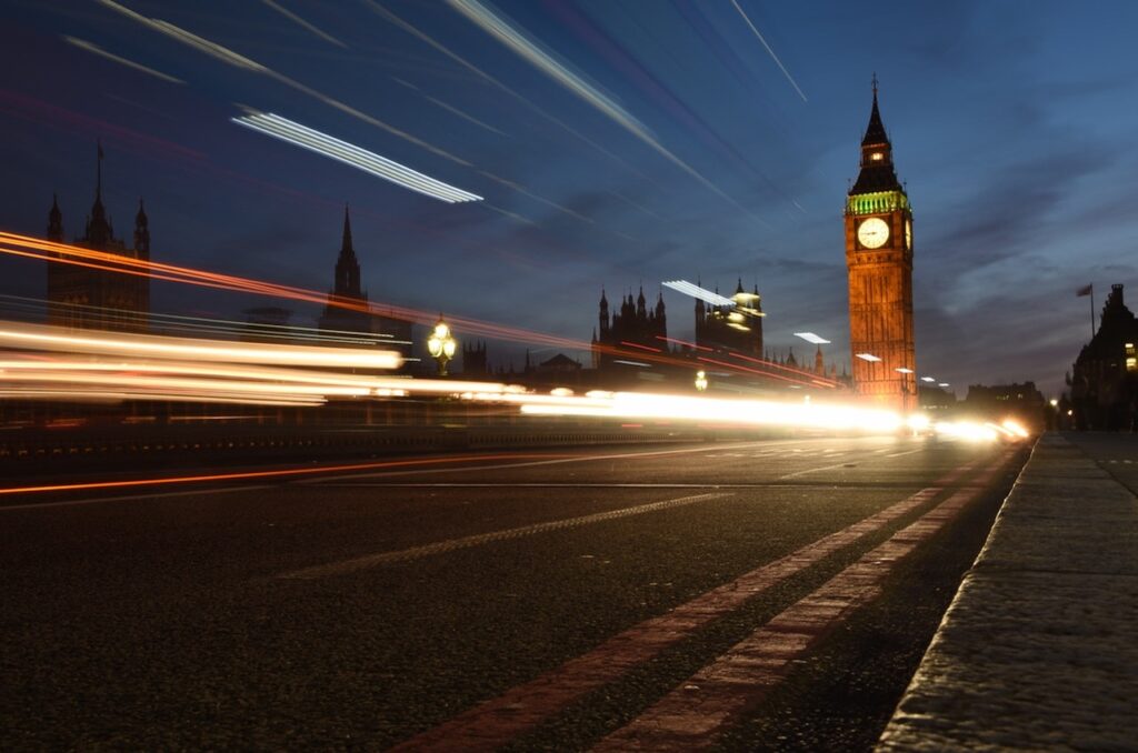 light pollution london