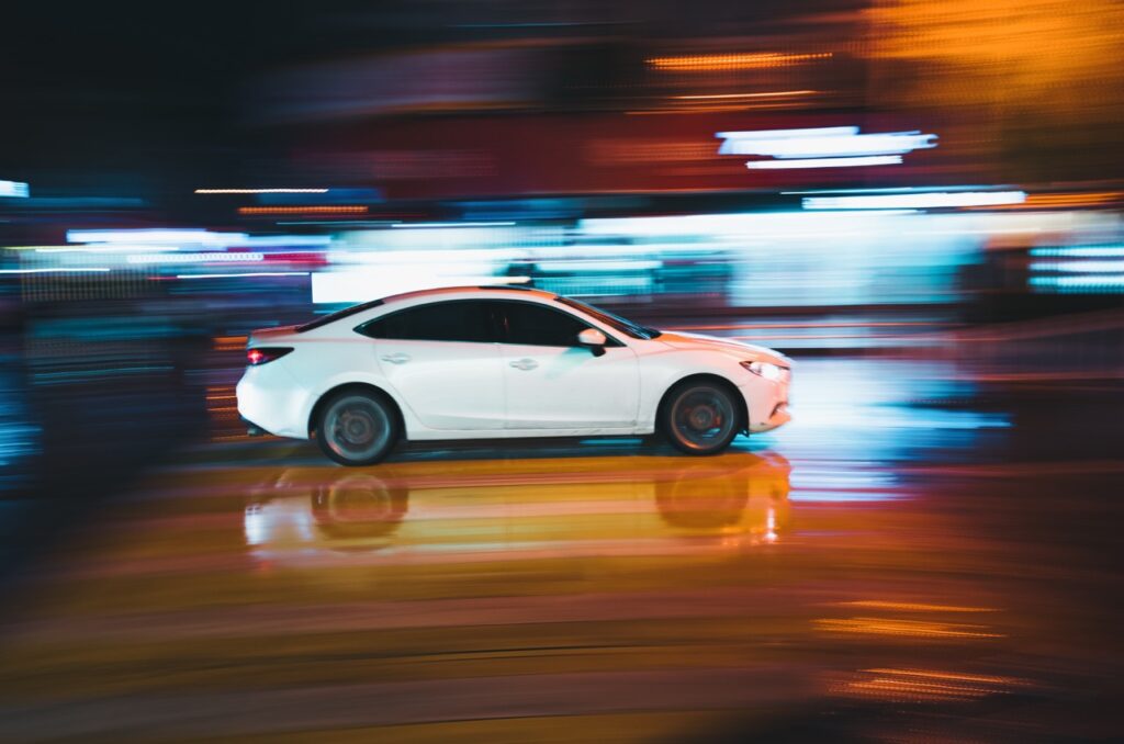 Sports Car White Dark